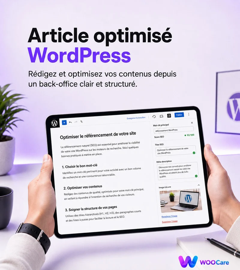 Publication blog Wordpress