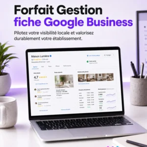 Forfait gestion fiche Google Business