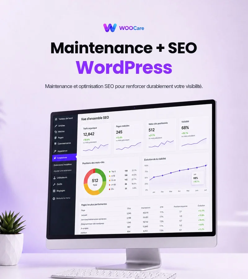 Forfait Maintenance + SEO Wordpress